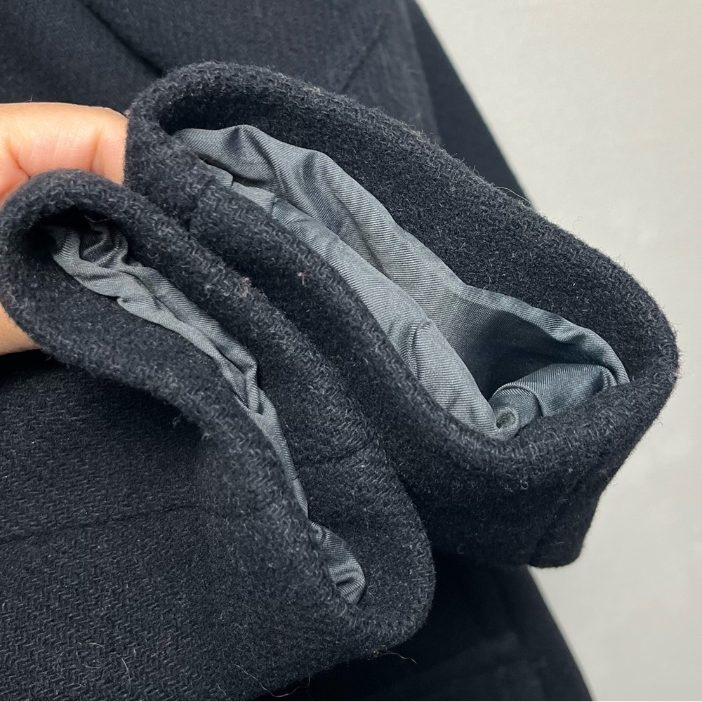 J.Crew Plus Chateau Parka black
Stadium Cloth Nello Gori wool blend Coat Size‎ 6 - Picture 9 of 15